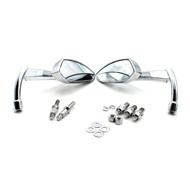 Nuoxintr Motorcycle Mirrors For Yamaha Vstar 950 1100 1300 Classic Honda CBR Kawasaki Shaft Voyager Harley Sportster 1200