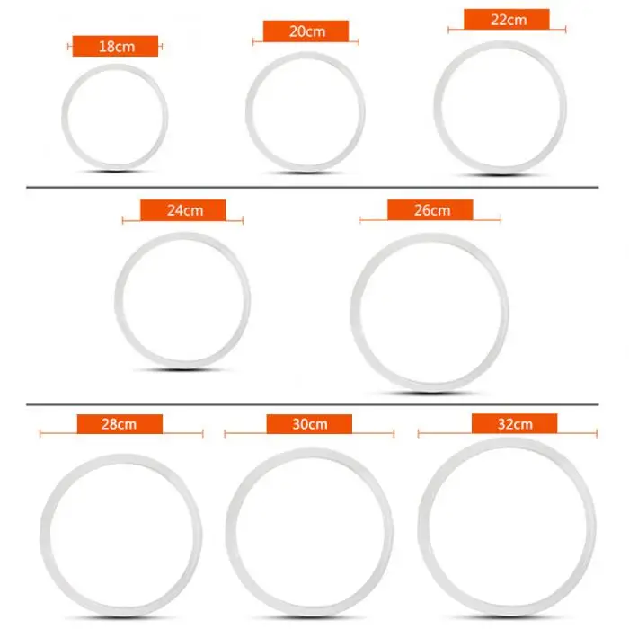 Силиконовая уплотнительная кольцевая прокладка замена термостойкая для кухонных скороварок инструменты can CSV