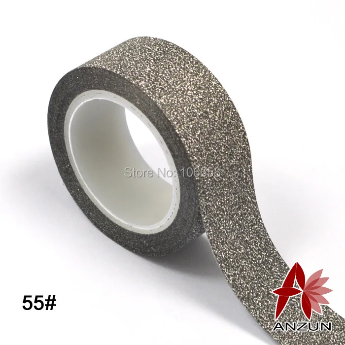 

1pc 5M DIY Self Adhesive Glitter film Tape Washi Stick Scrapbooking Book Decor Craft Rolls Adhesives Masking Tape