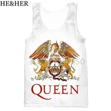Queen band 3D Печатный Топ на бретелях для мужчин модный крутой летний топ на бретелях для работы Мужские Женские топы топ на бретелях