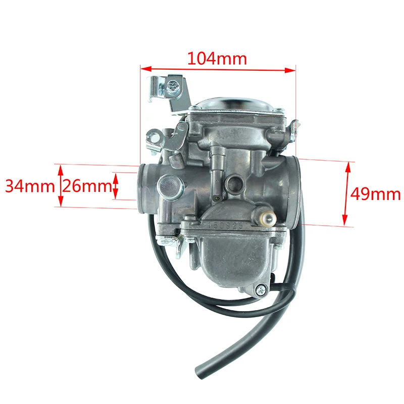 Два цилиндра PD26 26 мм карбюратор 250cc для Honda 250cc Мотоцикл Байк ATV 2HK-101