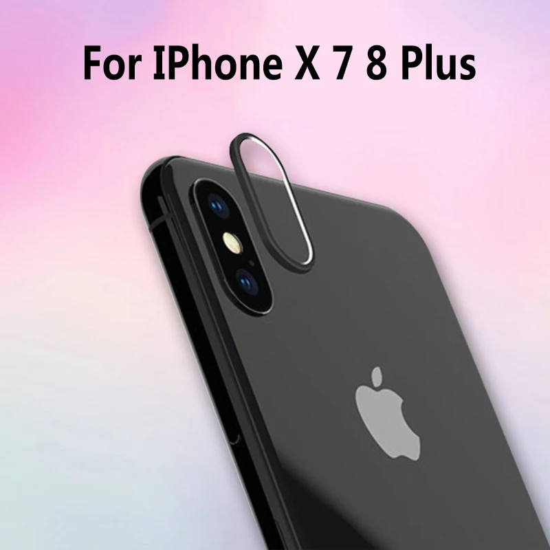 

for iPhone 8 X Cellphone Camera Lens Film Case Protector Drop Fall Protect Metal Cover for Apple Iphone 7 8 X Plus Len Protector