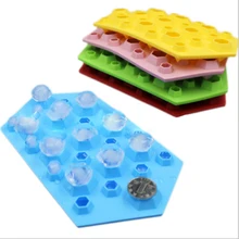 1 шт. Пищевая силиконовая Новинка квадратный мягкий силиконовый кубик льда лоток для льда желе форма для пудинга Ice Mold KO894006