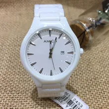 AMICA Модные женские керамические водонепроницаемые кварцевые часы женские подарочные часы Relogio Feminino 2453