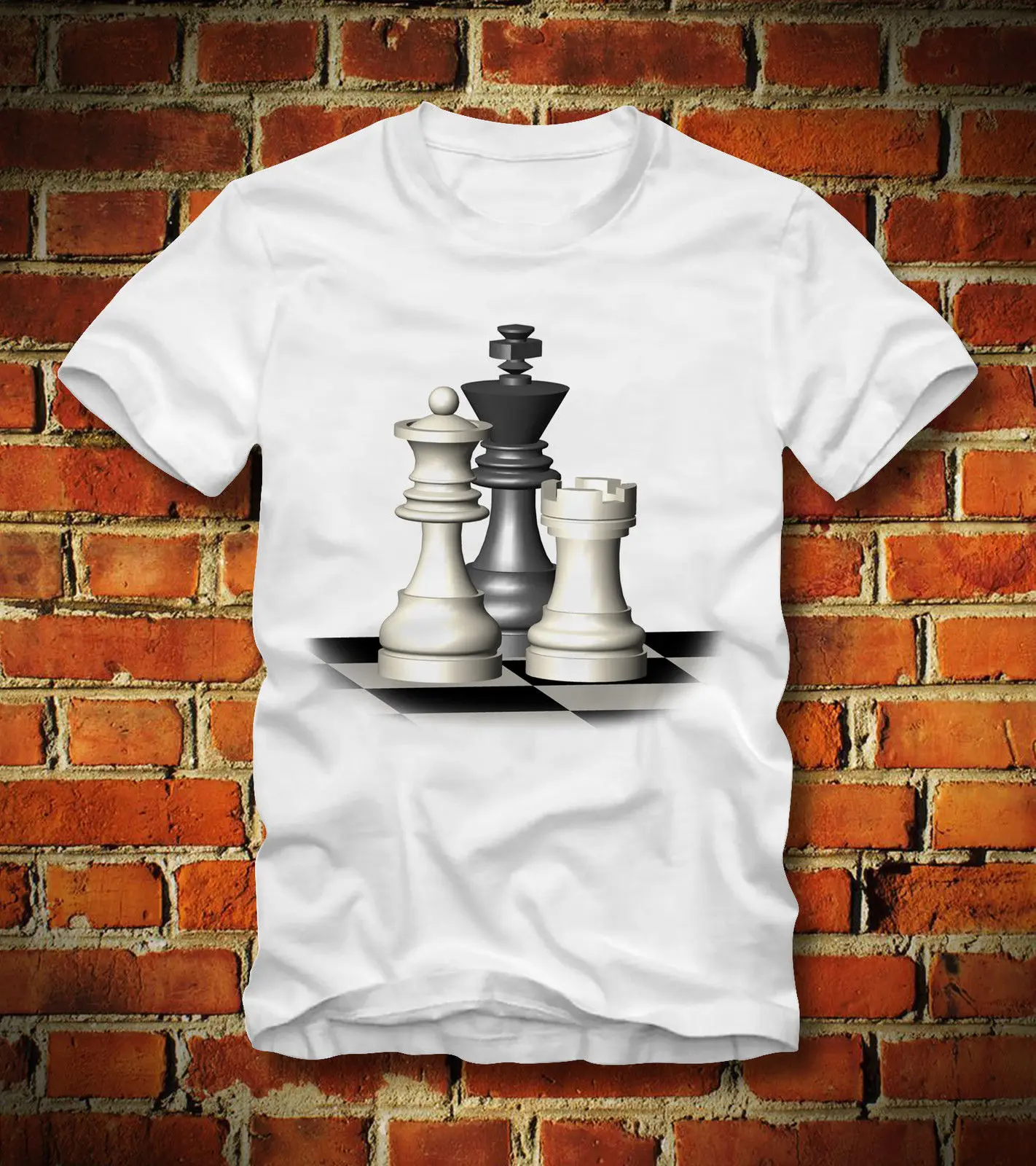 Футболка SCHACH CHESS ANAND CARLSEN GRANDMASTER KOMODO KASPAROV MINDCool Повседневная футболка для мужчин