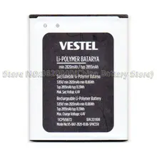 GND 2820 mAh/2893 mAh 10,86/11.13Wh VS-BAT-2820-10.86-SPHC55V Сменный аккумулятор для VESTEL Li-Ion bateria Li-полимерная батарея