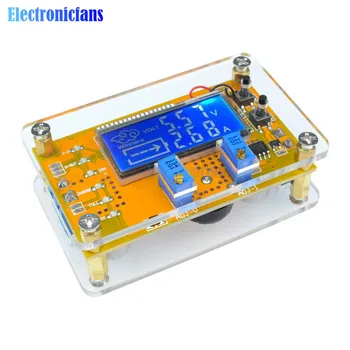 

5A 5V-36V to 1.25-32V Adjustable CC CV LCD Display Step Down Buck Charge Module LED Driver Power Converter Board With Case