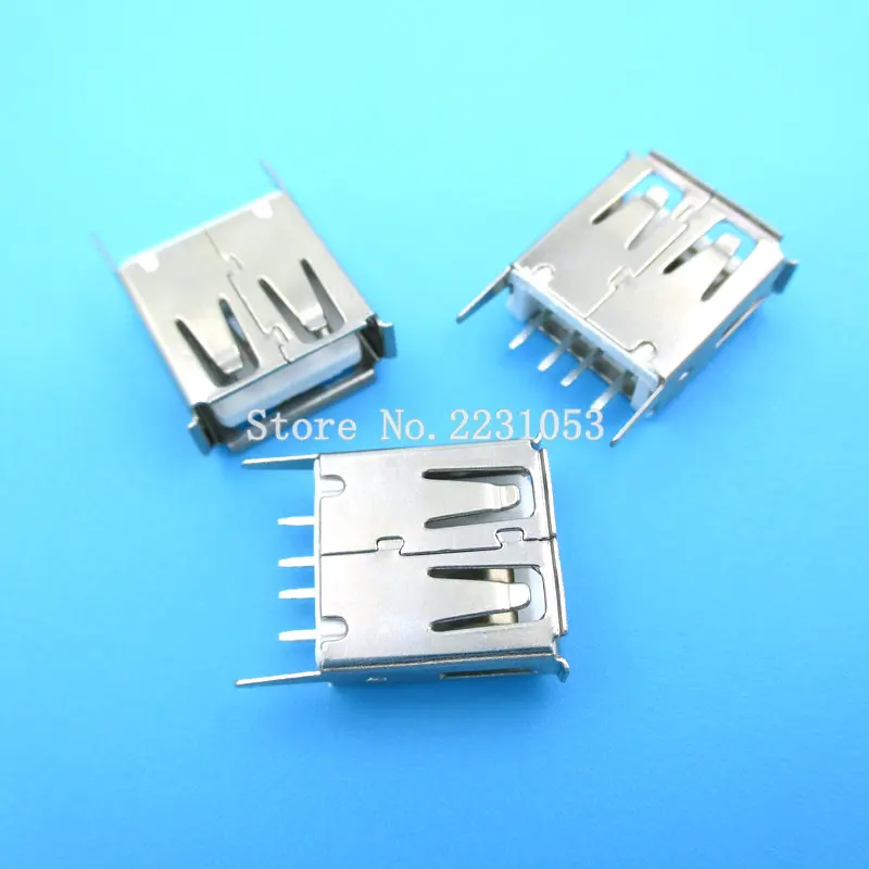 10 шт./лот USB разъем типа Петля Мама 13 7 мм|female connector|female usb connectorfemale female |