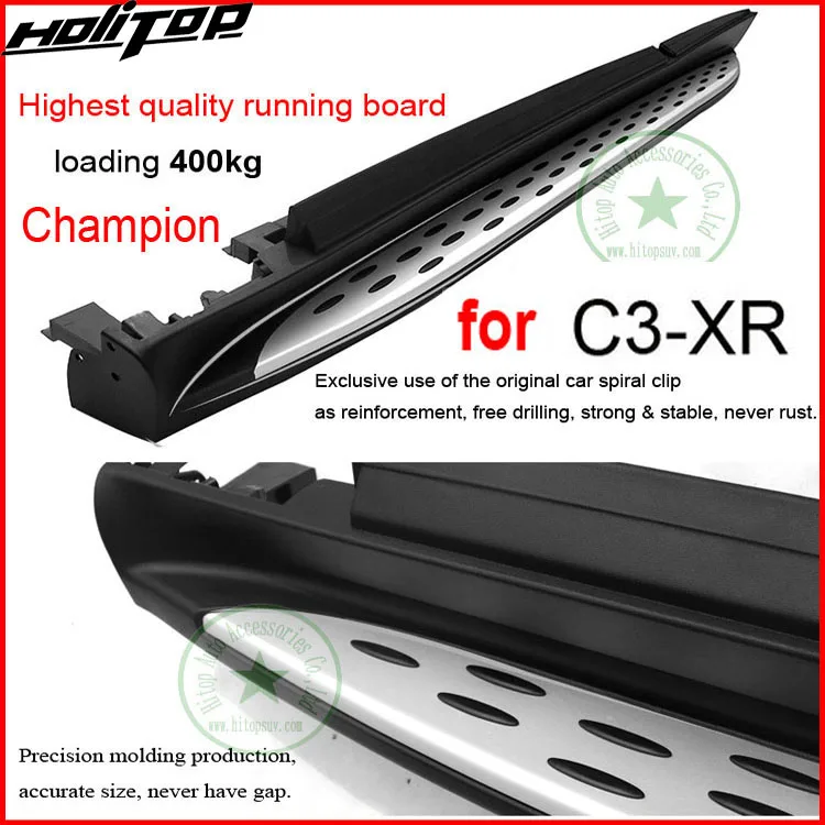 

highest quality running board side step bar pedals for Citroen C3-XR.best material in market,Asia free shipping.