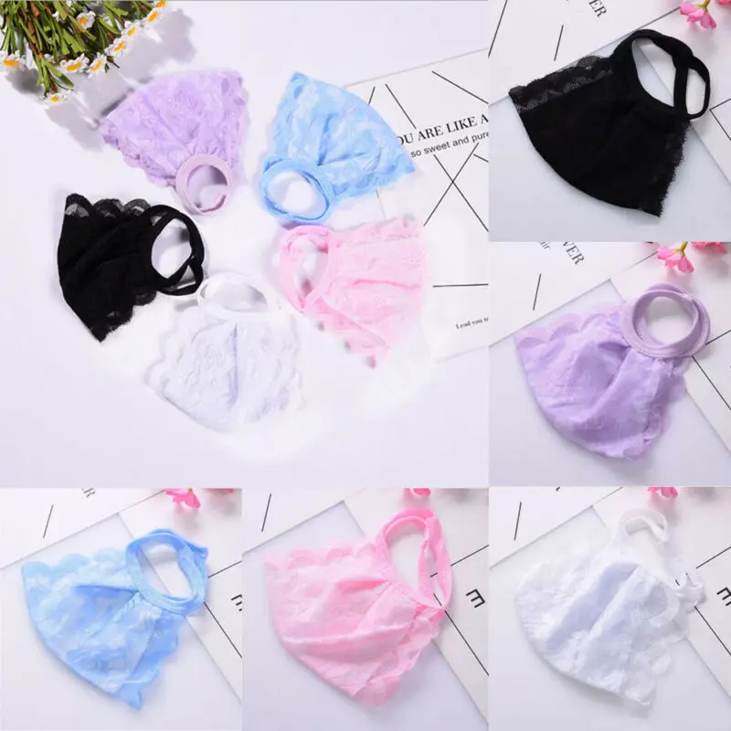

Floral Cotton Mouth Face Mask Cover Respirator Cycling Anti-Dust Anime Outdoor Lace Mask