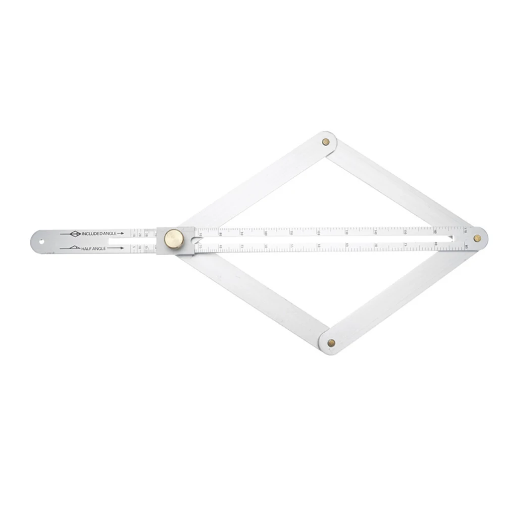 

Universal Miter Angle Measuring Tool Ruler Frame Carbon Steel Protractor Multi-angle Measurement Woodworking Tools
