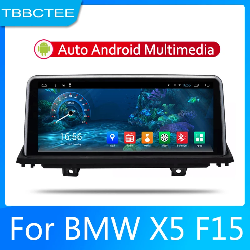 Sale Car Android System 1080P IPS LCD Screen For BMW X5 F15 2014~2018 Car Radio Player GPS Navigation BT WiFi AUX 2