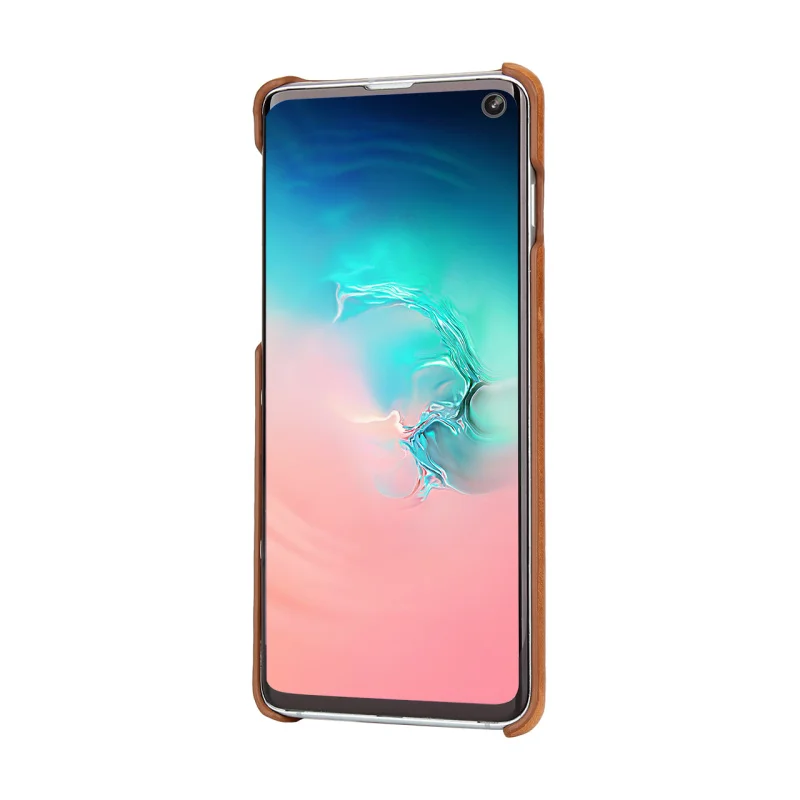 Чехол из натуральной кожи для samsung Galaxy S10/Plus, Роскошный Жесткий чехол для samsung Galaxy S10 Plus