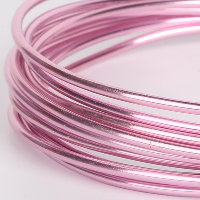 Soft Pink Aluminium Wire Beading Cord Wire For Bracelet Necklace Jewelry Making DIY Jewelry Accessories