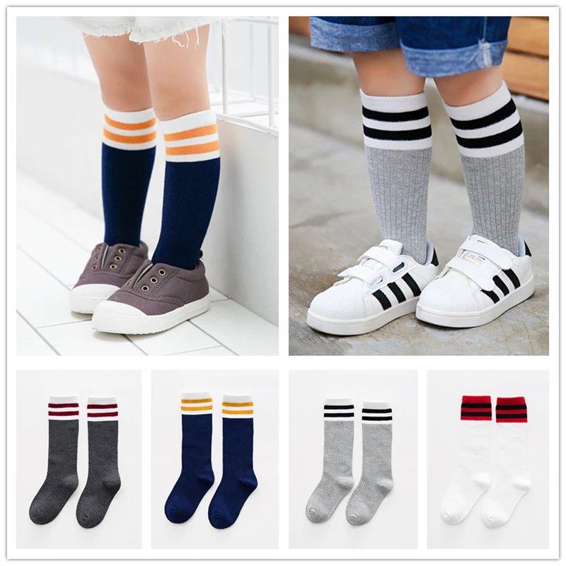 Autumn Winter Age1 5T Baby Girls Boys Kids Knee High Sports Socks