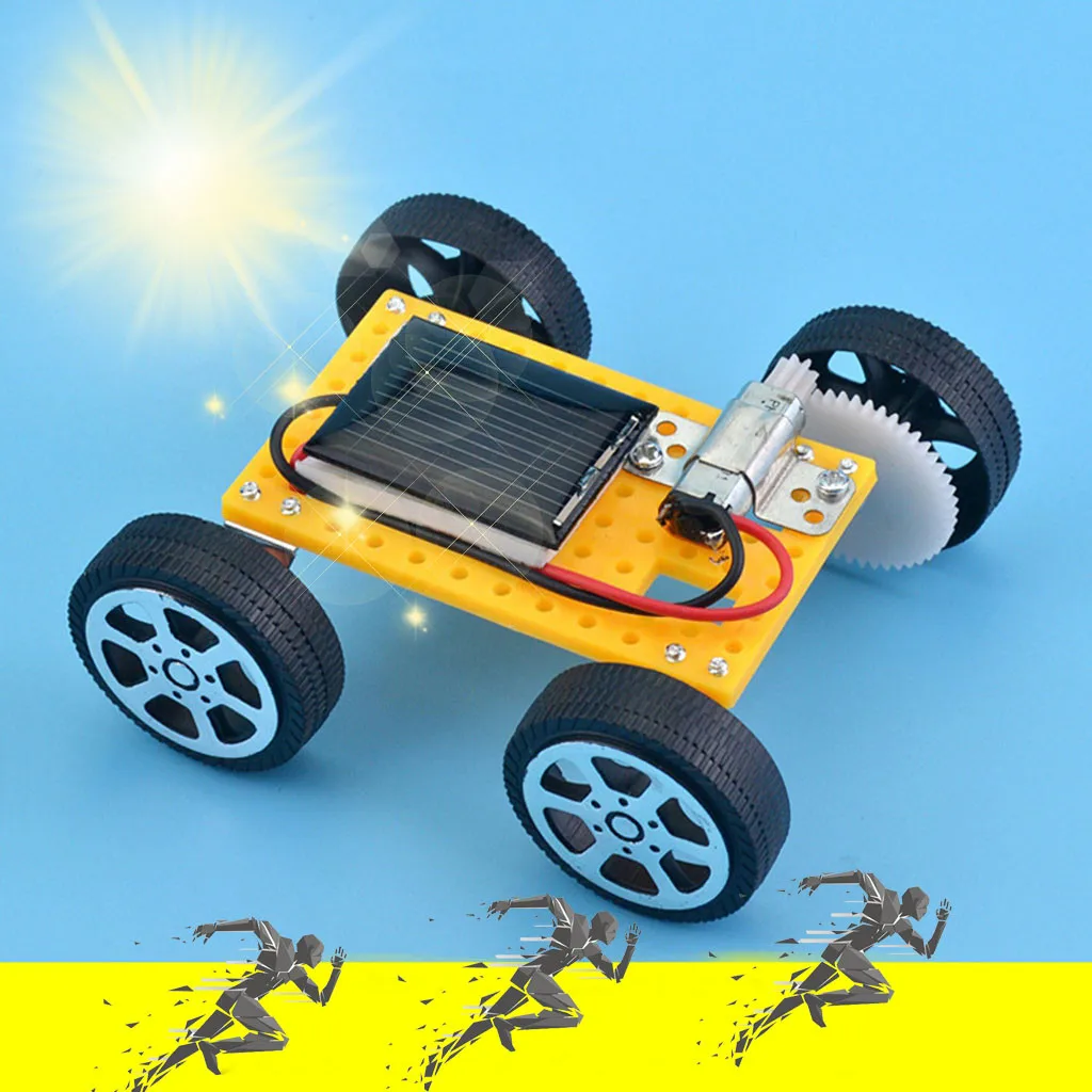 Voiture solaire jouets robot kiti bricolage assembler jouet ensemble solaire alimenté voiture Kit éducatif Science jouets pour garçons filles robot kit voiture robot