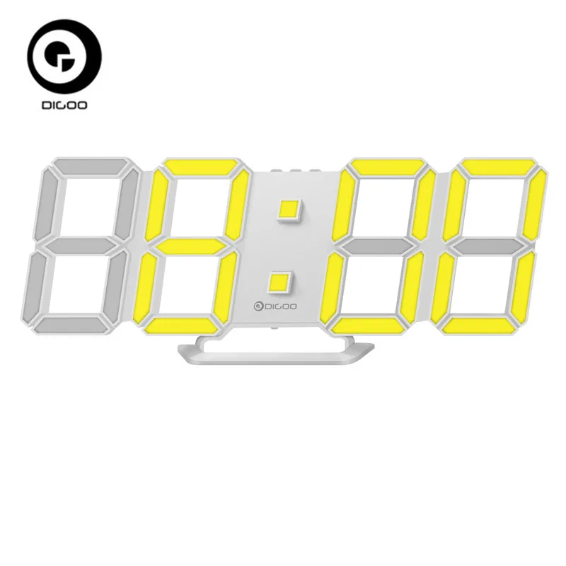 

Digoo DC-K4 Dual Color Multi-Function Large 3D LED Digital Wall Clock Alarm Clock With Snooze Function