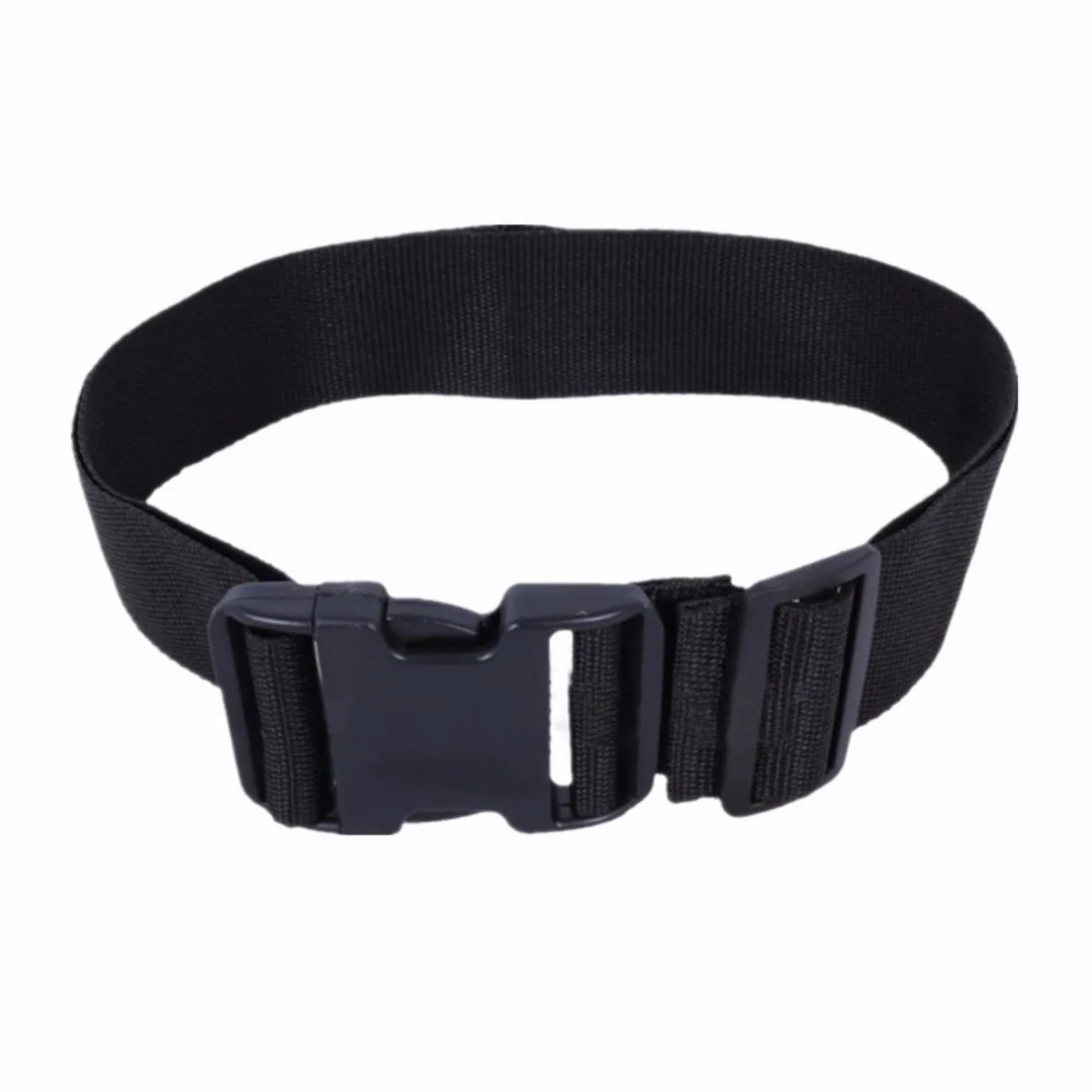 1pc Quick Release Nylon Belt Adjustable Work Waist Bag Belts Black Waistband Pouch Bag Accessories
