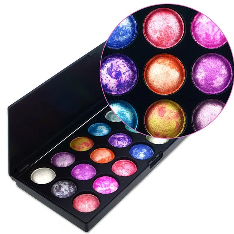 

Brand Professional Makeup 21 Colors Pigment Baked Naked Eyeshadow Palette Radiant Shimmer Metallic Eye Shadow Maquiagem Sombra
