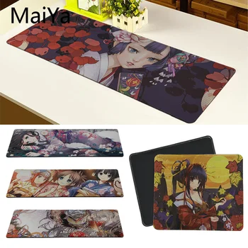

Maiya Top Quality Lovely Kimono Girl Art Beautiful Anime Mouse Mat Free Shipping Large Mouse Pad Keyboards Mat