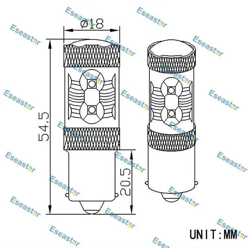 20 шт./партия 50 Вт XBD привело, P21W PY21W P21/5 Вт, BA15S BAU15S BAY15d BAZ15d BA15D водить автомобиль, 1156 7507 1157 1122 1142 Высокая мощность