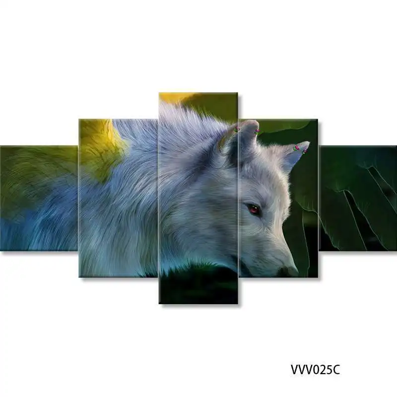 

Canvas Drawing 5 Pieces For Living Room Art Poster And Printmaking Painting By Digital Diy Painting Of Digital Canvas Art Wall