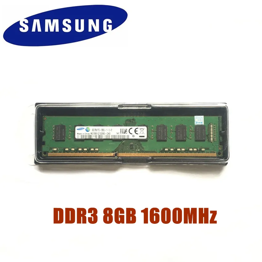 

Samsung 2GB 4GB 8GB DDR3 PC3 PC3L 8500U 10600U 12800U DDR3 2G 4G 8G 1066 1333 1600 MHZ Desktop RAM Desktop memory