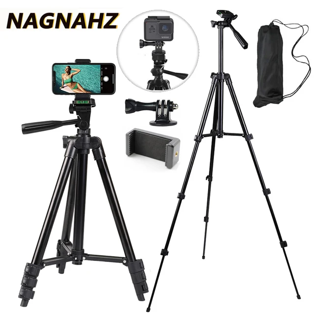 US $9.52 Mobile Phone Tripod Stand 40inch Universal Photography for Gopro iPhone Samsung Xiaomi Huawei Phone