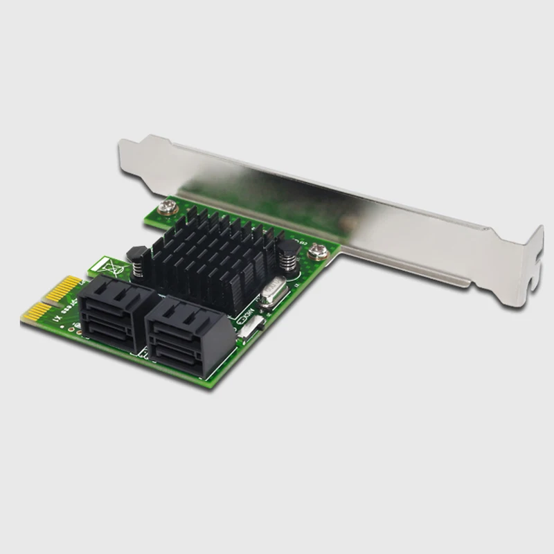 4 портовая SATA Плата расширения SATA3.0 6 ГБ PCI Express 1X E к III|Платы расширения| |