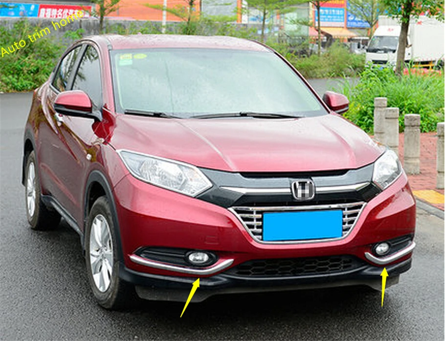 Lapetus Front Bumper Fog Lamp Lights Eyelid Eyebrow Cover Kit Trim Fit