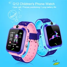 Q12 Smart Phone Watch for Children Student 1.44 Inch Waterproof Student Smart Watch Dial Call Voice Chat Smartwatch Sports