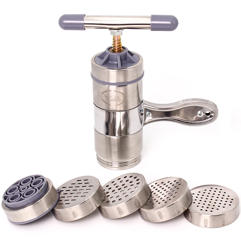  vanzlife Stainless steel manual pasta machine Small hand pressing machine squeezed dough Creative k - 32949727772