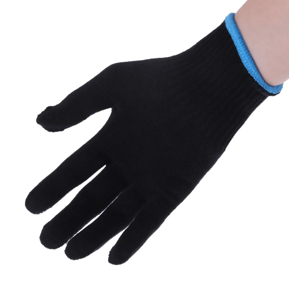 20,5 см профессиональная термостойкая Защитная перчатка для укладки волос для завивки прямые утюжки синего и красного цвета