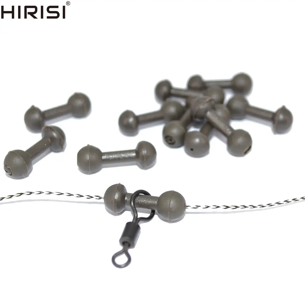 30pcs Carp Fishing Chod Rig Beads Chod Beads with Carp Fishing Swivel