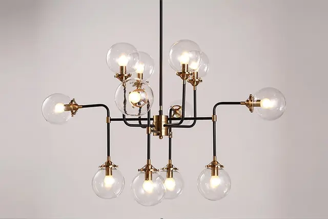 Modern Shade Glass Chandelier Light E14 Bulb LED Pendant Lamp Modern ... Modern Shade Glass Chandelier Light E14 Bulb LED Pendant Lamp Modern ...