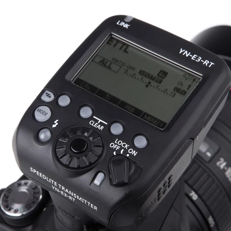 

High Quality YONGNUO YN-E3-RT TTL Flash Speedlite Transmitter Yongnuo YN-E3-RT for CANON EOS Camera