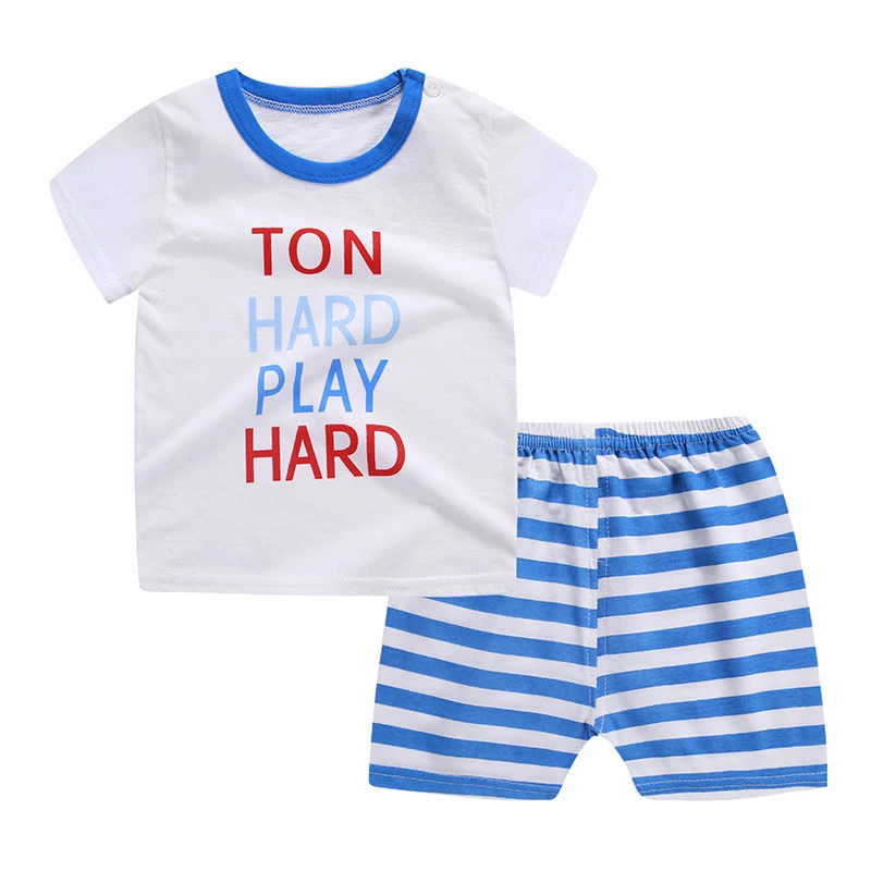 Buy Fashion Baby Boy Sport Set Cotton Infant Boy's