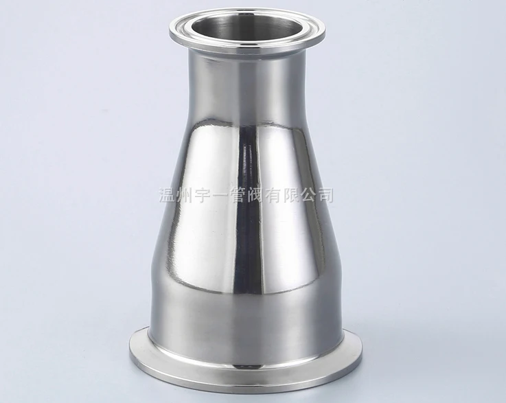 2.5" x 4" Sanitary Concentric Reducer Tri Clamp Clover Stainless Steel 304 SUS 