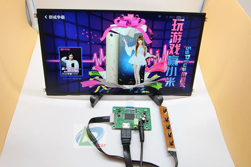 

13.3 inch display capacitive touch module kit1920x1080 IPS HDMI LCD Module Car Raspberry Pi 3 10 point capacitive touch Monitor