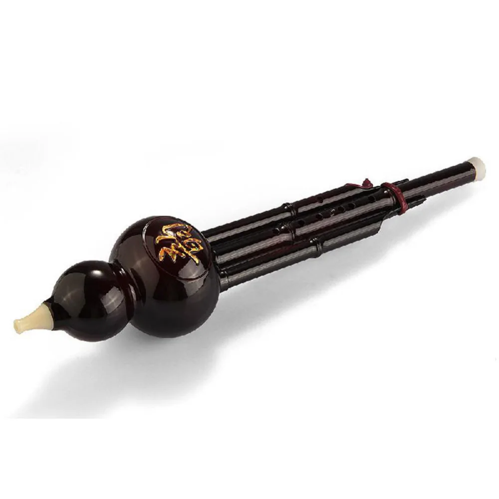 Китайский флейта Хулуси кукурбит съемный кларнет флейта C/Bb ключ Юньнань этнический инструмент windwood с китайским узлом Подарочный чехол