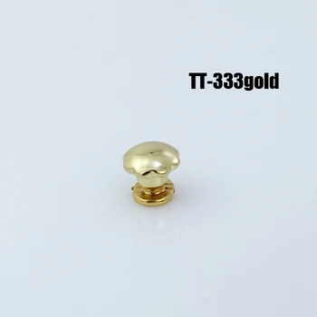 

50pc SCREWBACK SPIKE TT- 333 leathercraft Gold