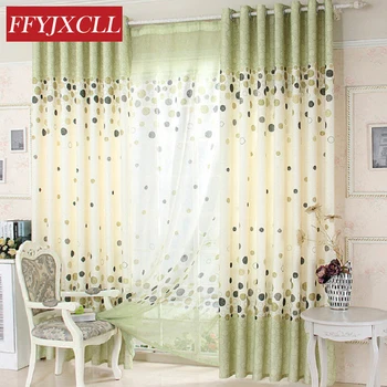

Korean Rural Endless Printed Blackout Curtains Cloth For Bedroom Living Room Window Kitchen Simple Tulle Curtains Fabrics