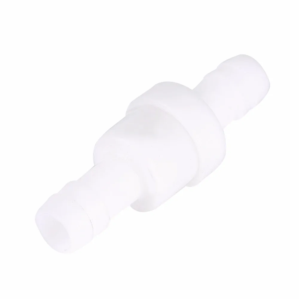 

1Pc Plastic One Way Inline Check Valve Fuel Diesel Gas Liquid Air HHO Water 3/8" 10mm