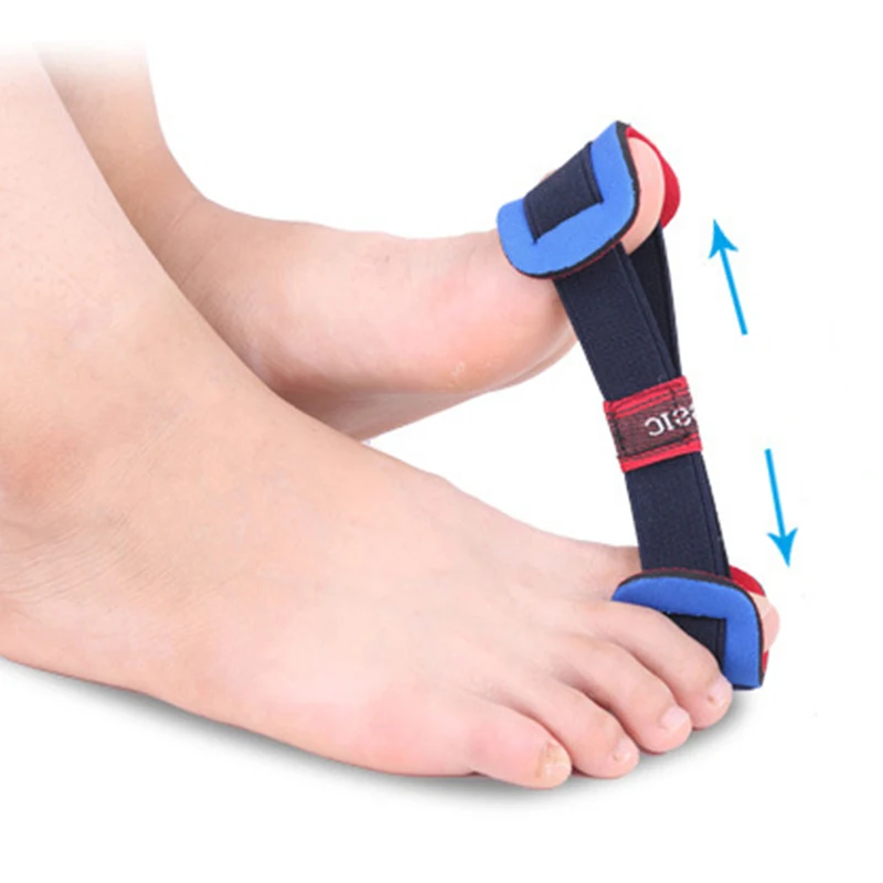 1 Pcs Hallux Valgus Corrector Elastic Belt Big Toe Separator Bunion Splint Recovery Training Brace Straightener Feet Care Tool