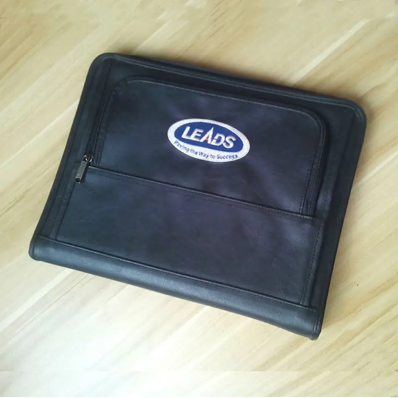 Офисная А4 искусственная кожа на молнии Портфолио Бизнес Исполнительный