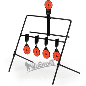 

Durable Shooting Target 5 Targets Automatic Reset Rotating Outdoor Hunting Target Set Useful Target