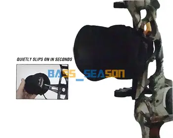 

Black Bow Sight Pin Cover Bow Hunters Universal Sight Pin Protecter Hunting Bow