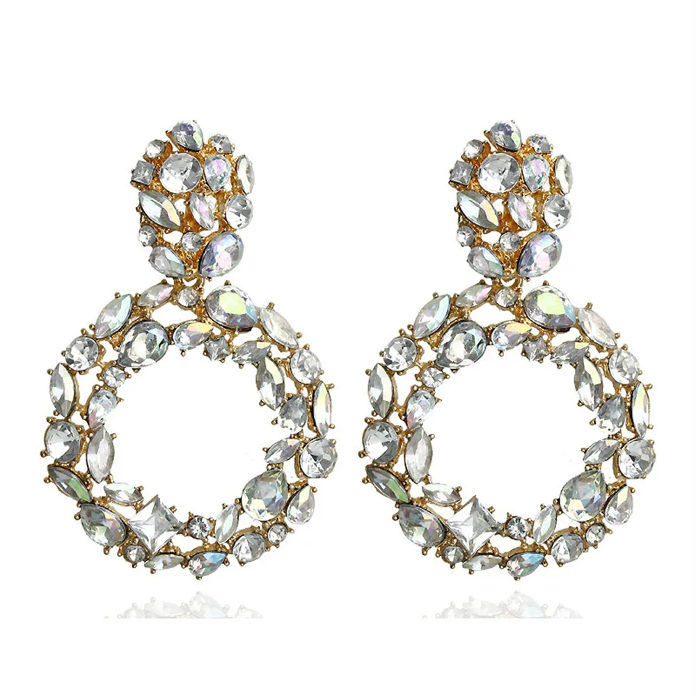 

ECODAY Brand Earings Fashion Jewelry Statement Earrings Women ZA Geometric Earrings 2019 Big Drop Earrings Pendientes Brincos