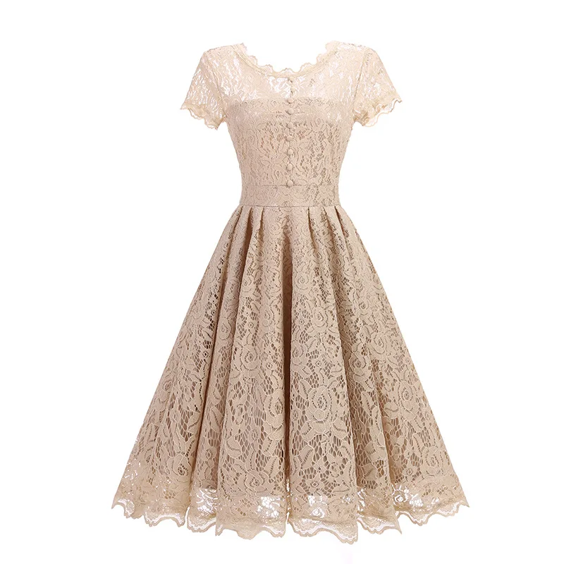 Short Lace Vintage Dress 4