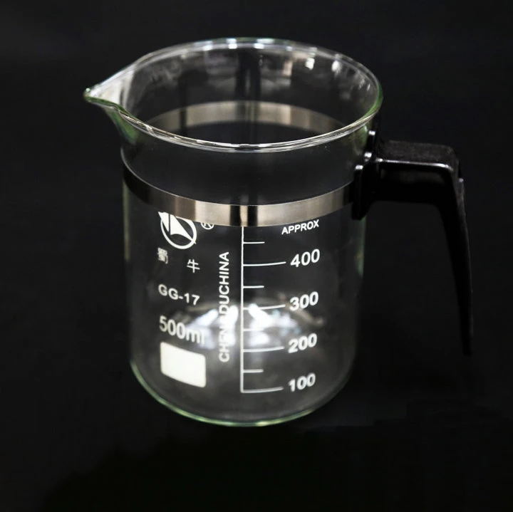 1pc Lot 500 800 1000ml Glass Beaker With Plastic Handle For Laboratory Glassware Experiments Beaker With Handle Glass Beakerlaboratory Glass Beakers Aliexpress